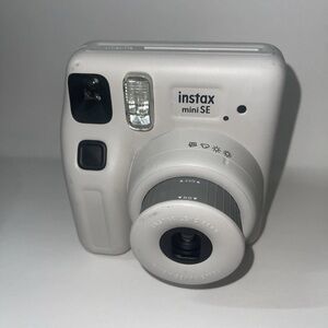Fujifilm Instax Mini SE Instant Camera -Gray No Film- No Battery Cover